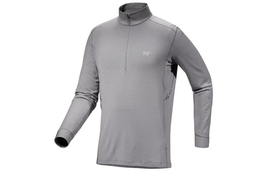 Мужской свитшот с воротником-стойкой Rho Arcteryx, Carob Brown/Carob — фото 3