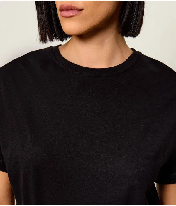 Женское платье-миди Relaxed Fit Tommy Hilfiger, черный — фото 3