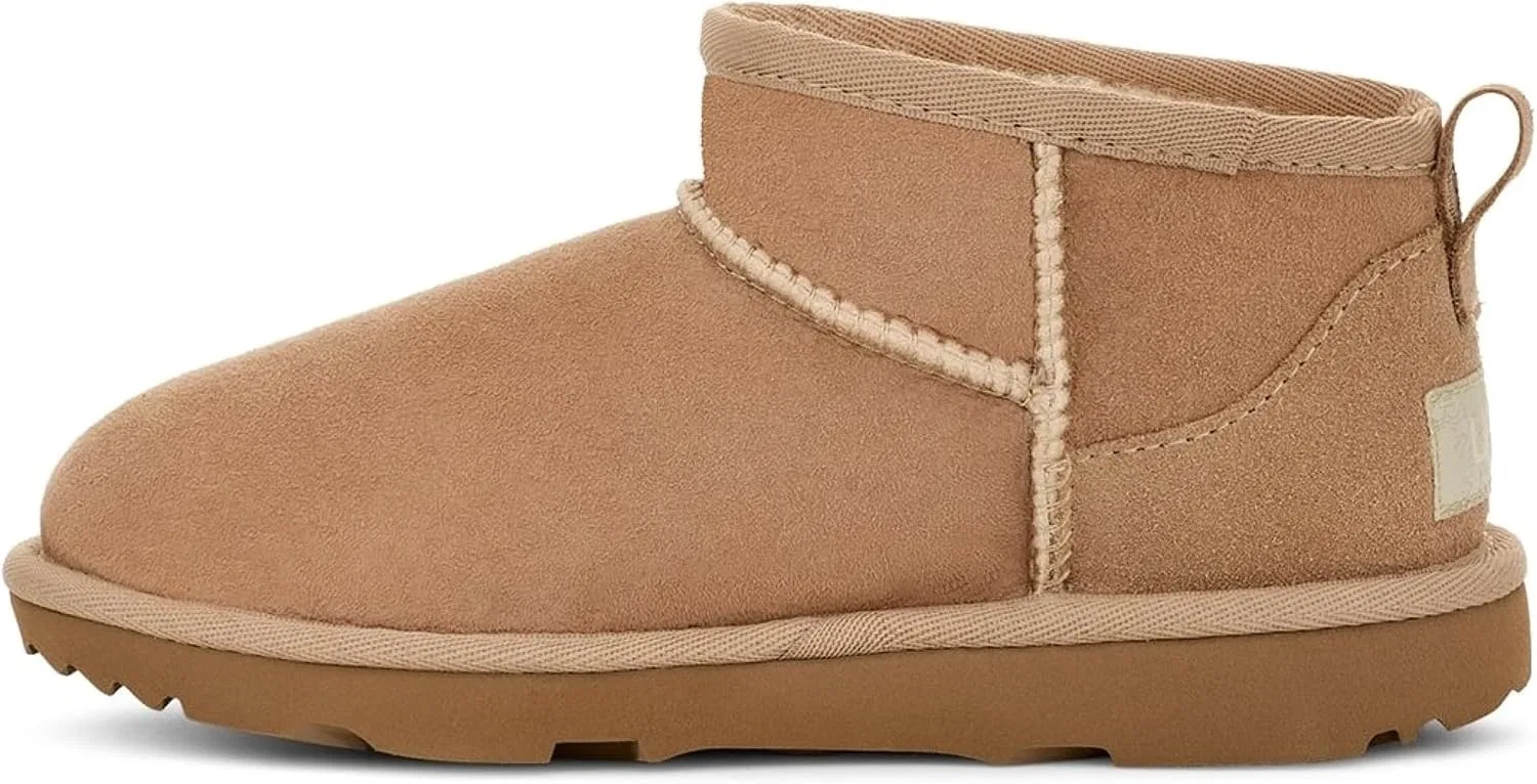 Детские сапоги для девочек Classic Ultra Mini UGG, Sand — фото 3