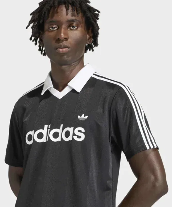 Футболка с принтом архивный цвет, Engineered Jersey, Adidas, черный — фото 3