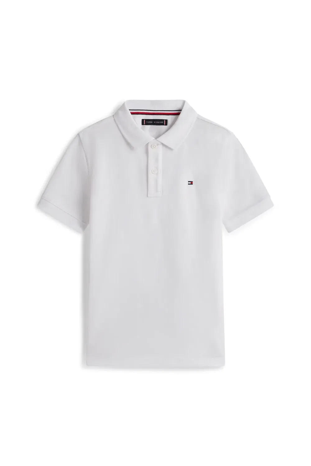 Поло Tommy Hilfiger с коротким рукавом, Белый