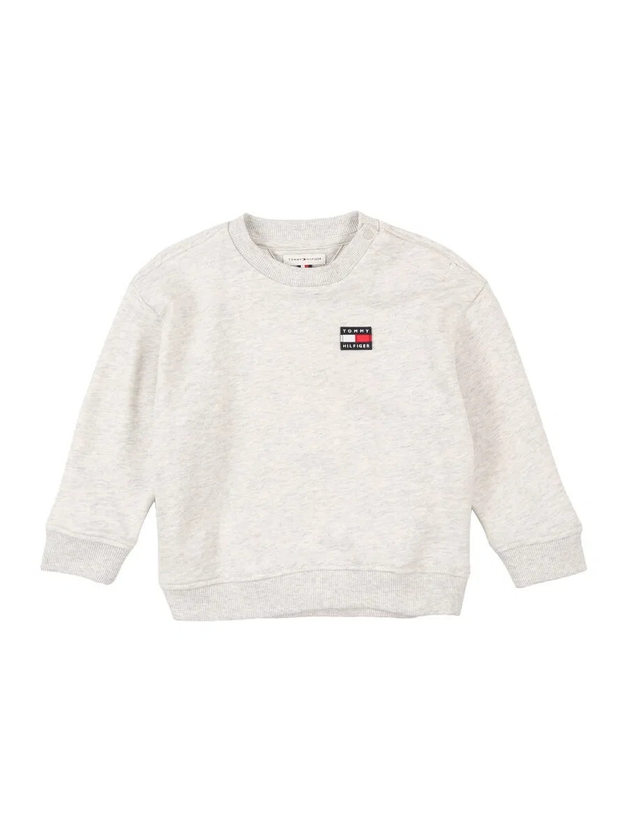 Толстовка TOMMY HILFIGER 'HERITAGE' в серо-пятнистом цвете