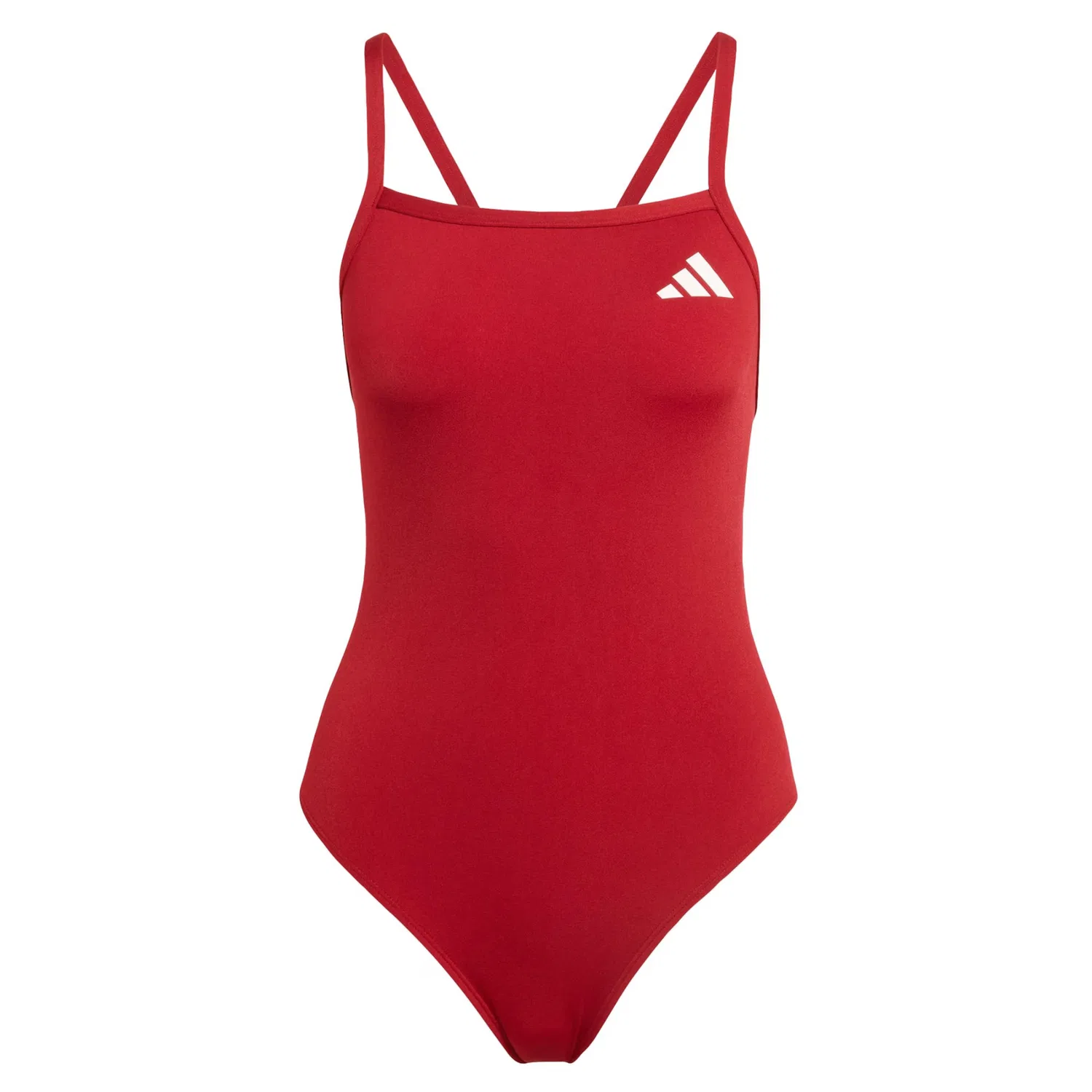 Спортивный купальник-бралетт Adidas Performance Ess красного цвета