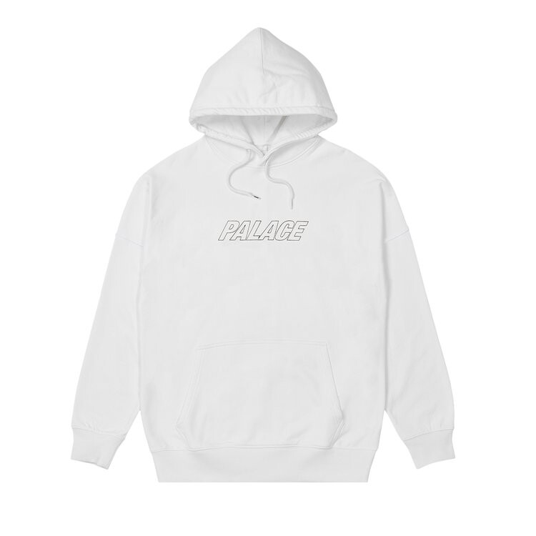 

Толстовка Palace Jumbo Tri-Ferg Drop Shoulder Hood 'White', белый