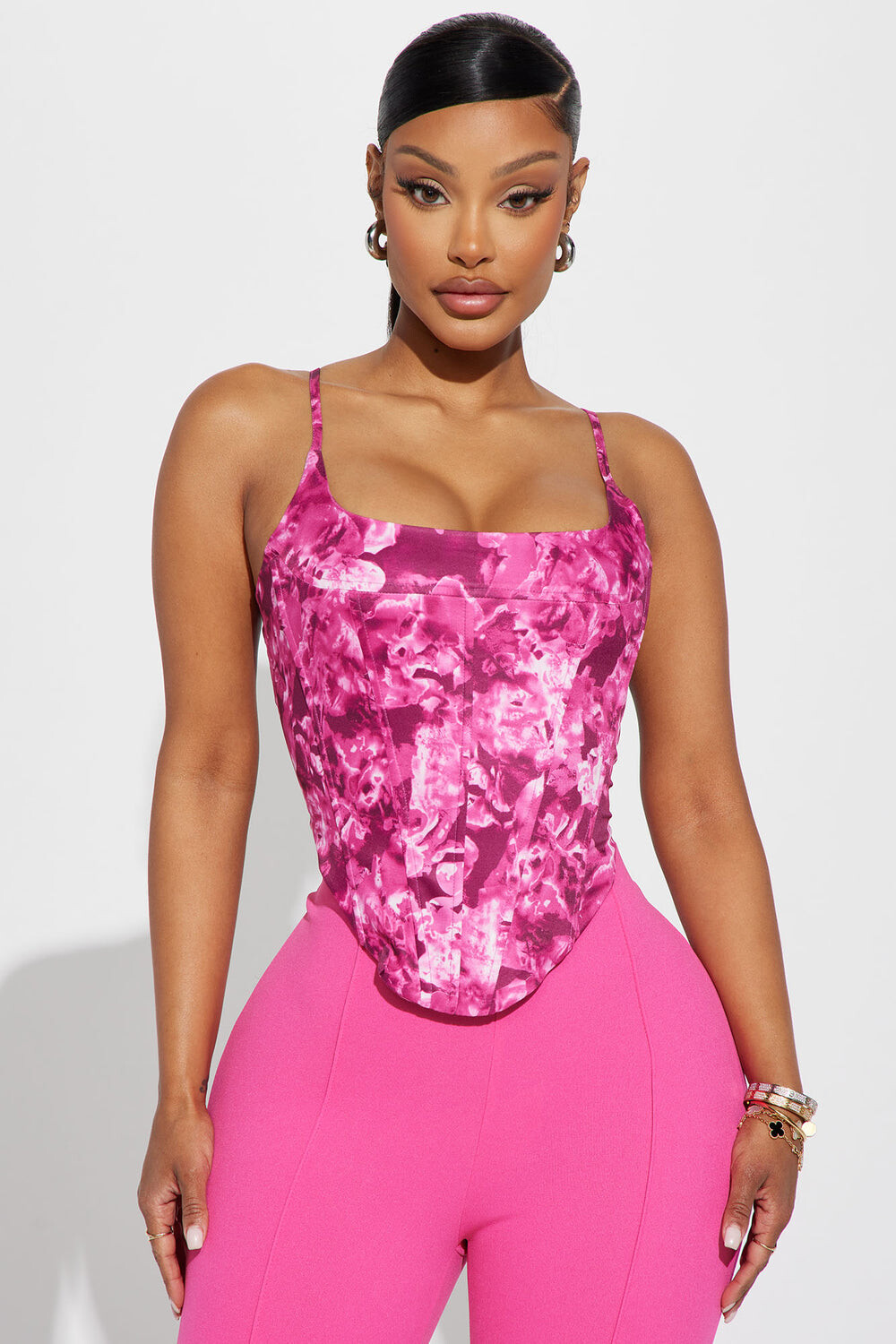 

Топ Fashion Nova 22GWF8177, фуксия