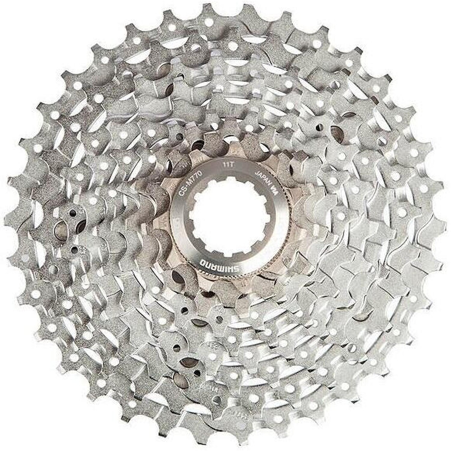 

9 - ступенчатая кассета Shimano CS - M770 Deore XT, серебряный