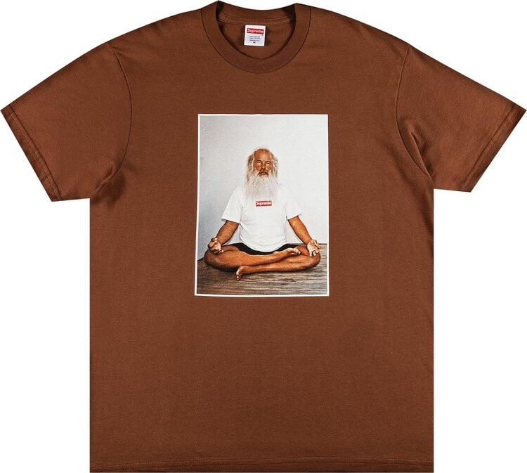 

Футболка Supreme Rick Rubin Tee 'Brown', коричневый