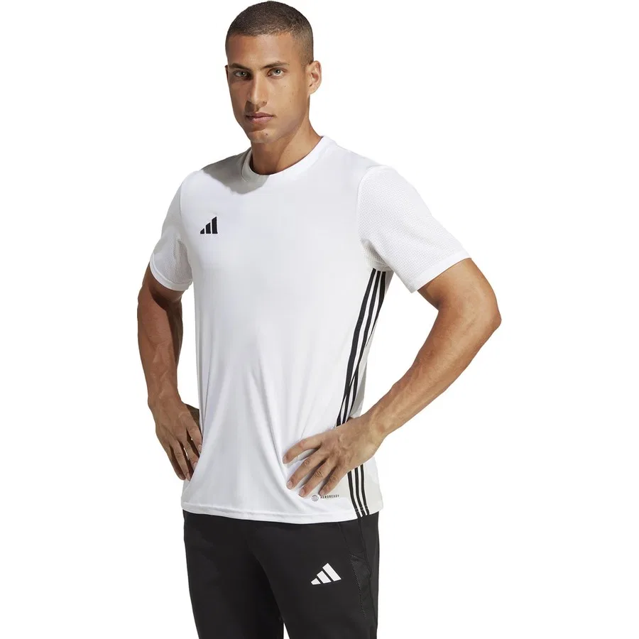 Футболка спортивная с принтом Performance H44526 Tabela 23 Jersey adidas, Бело-черный — фото 2