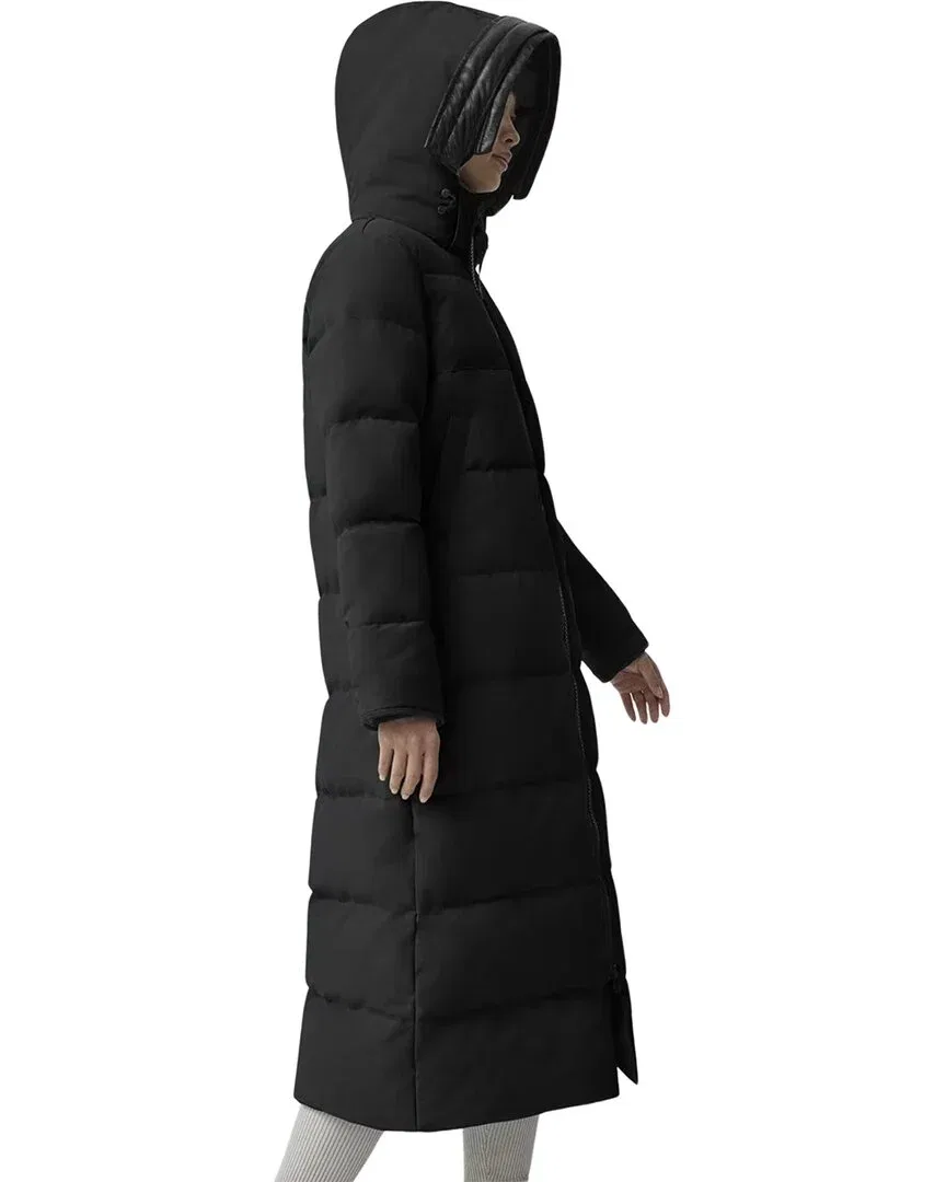 Женский пуховик-парка с капюшоном Mystique Fusion Down Parka Canada Goose, черный — фото 3