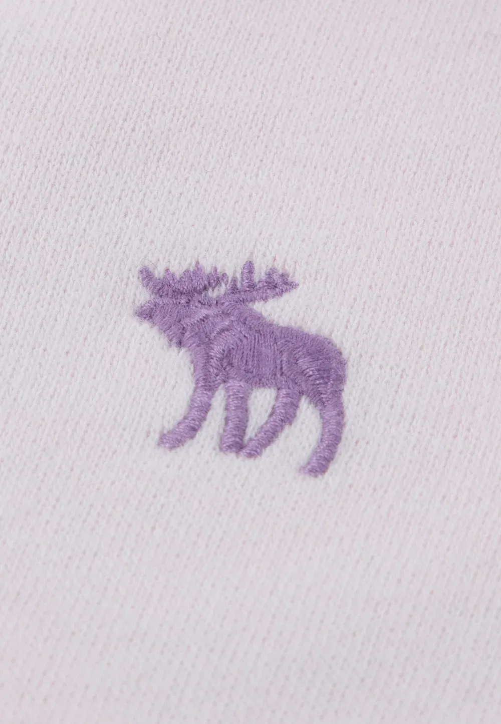 Свитер с графическим принтом на молнии Abercrombie & Fitch, Pink Marshmallow — фото 3