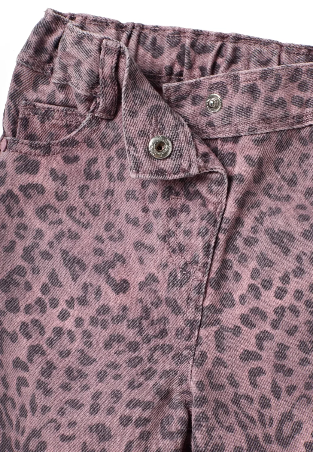Брюки для девочки, стандартный крой - джинсы свободного кроя Ovs, Pink Black — фото 3