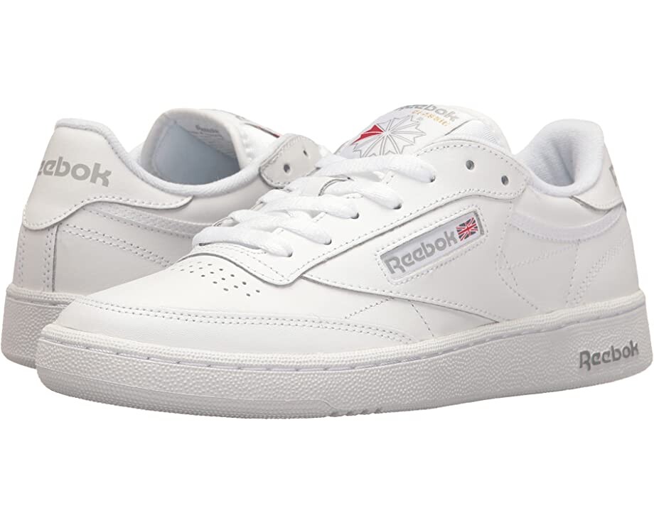 

Мужские кроссовки Reebok Club C 85 Lifestyle, бело-красный, Красный;серый, Мужские кроссовки Reebok Club C 85 Lifestyle, бело-красный