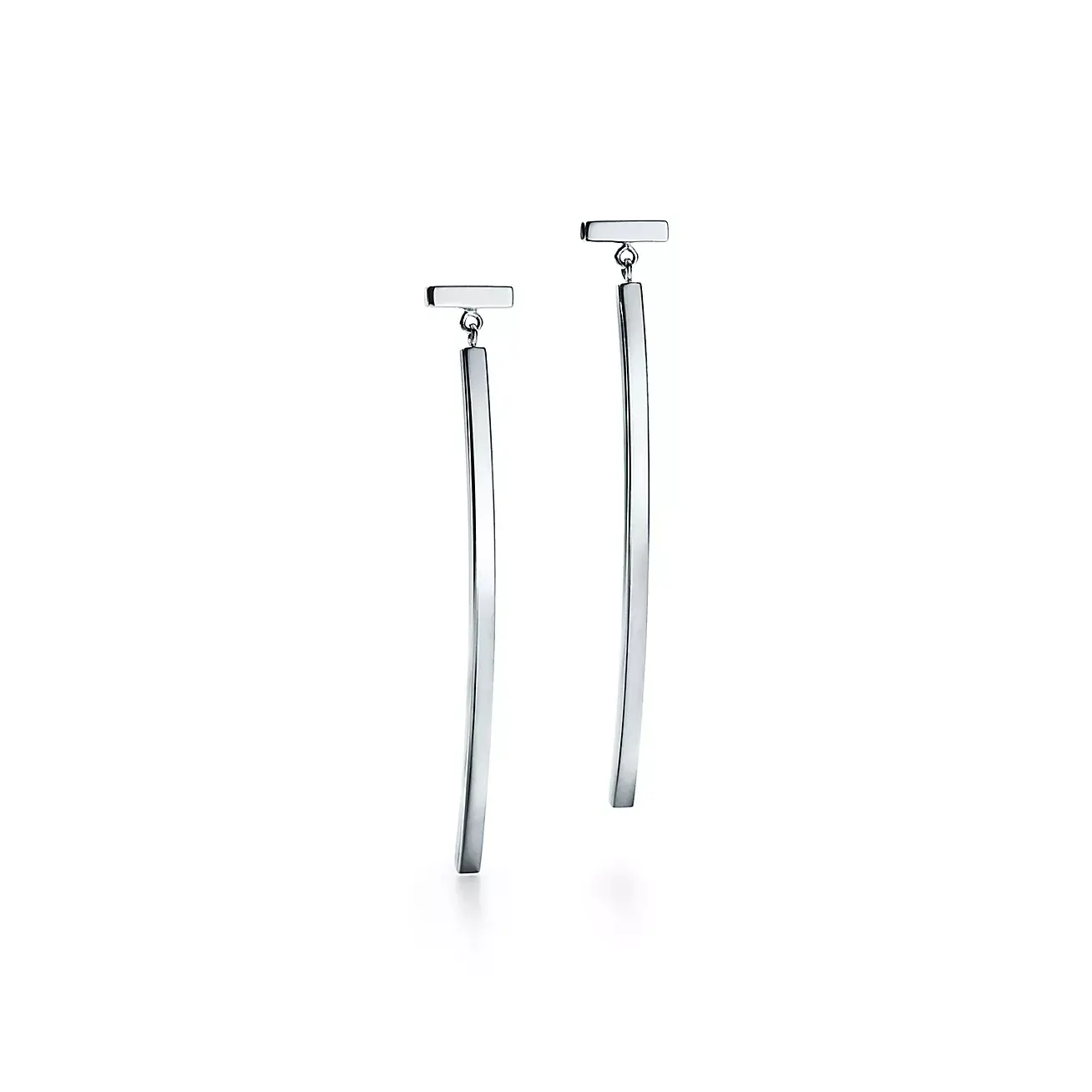 

Серьги Tiffany & Co. T Bar, белое золото
