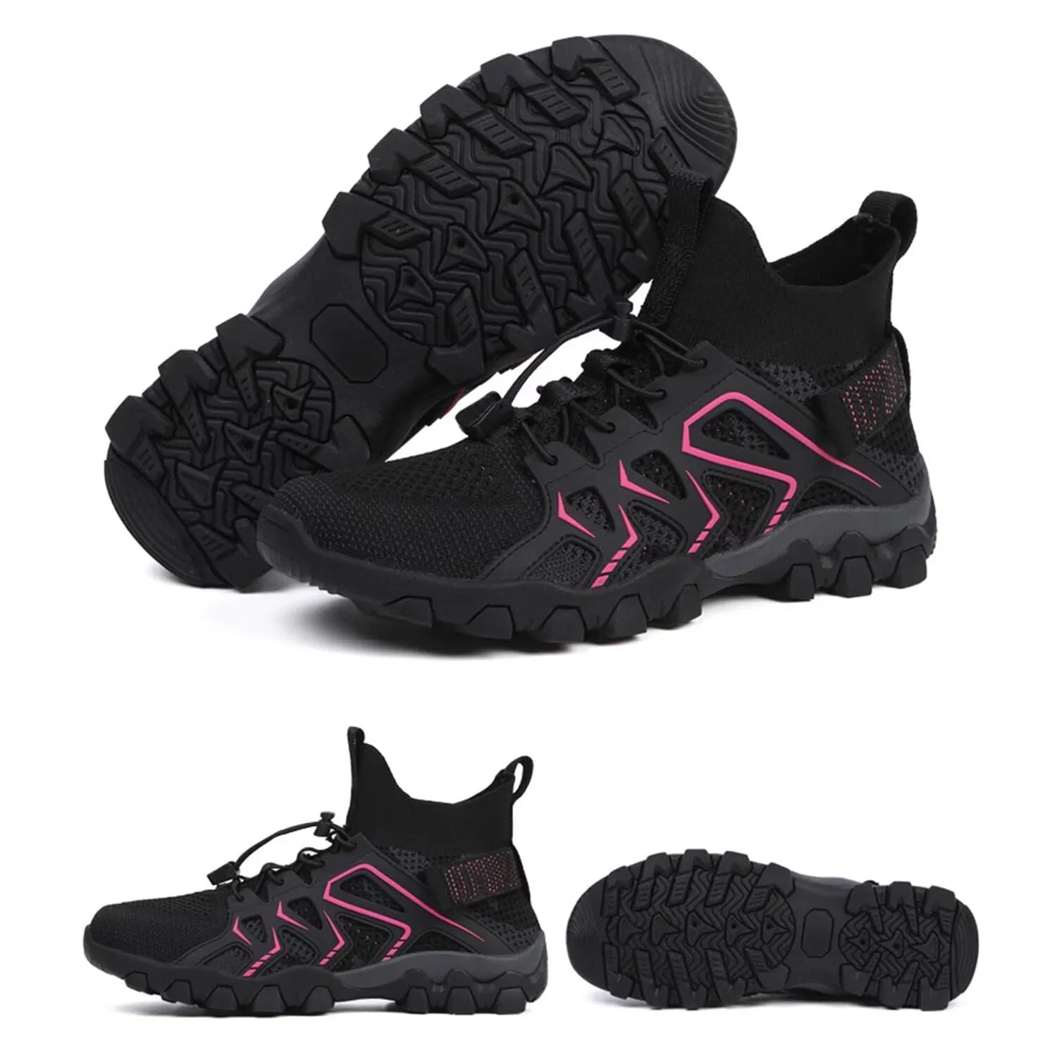Детские водные туфли с быстросохнущим верхом Water Shoes funifuni, Rosa — фото 2