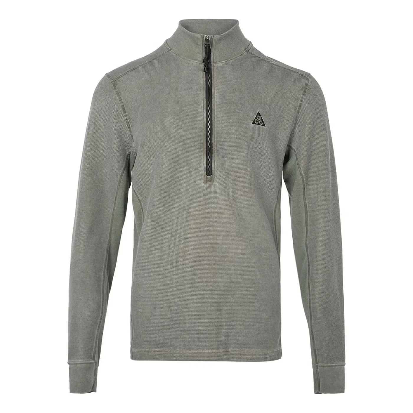 Футболка с длинным рукавом на молнии ACG Nike, серая