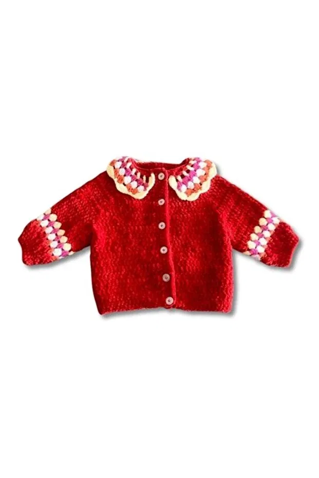Детский кардиган с длинным рукавом Sistaful, Red