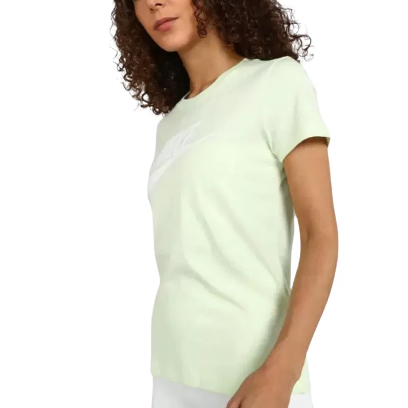 Футболка Nike Crew Neck, Lime Ice/White — фото 3