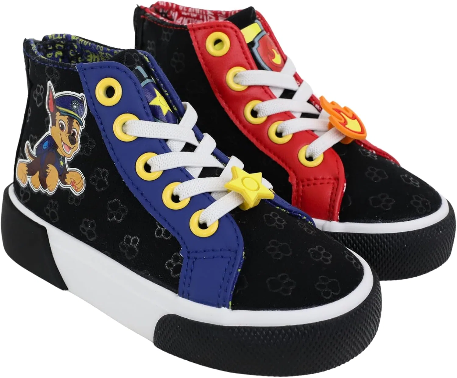 Детские кроссовки для мальчиков с высоким верхом Paw Patrol Boys High Top Sneakers Ground Up, Black
