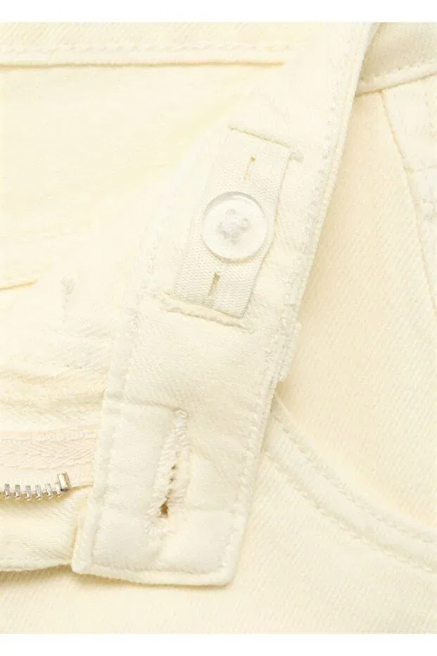 Детские шорты для девочек хлопковые Mango Kids, Pastel Yellow — фото 4