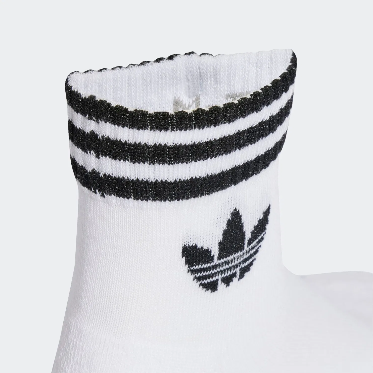 Мужские спортивные носки с тремя полосками Adidas Originals, White — фото 3