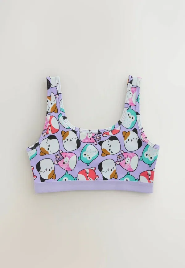 Футболка с животными Squishmallow crop 3 pack Next, green purple, зеленый/фиолетовый — фото 3