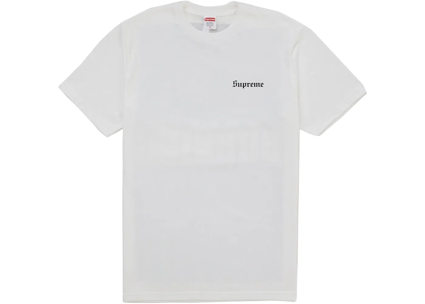 Мужская футболка с принтом Supreme Paris Is Burning Tee, White — фото 2