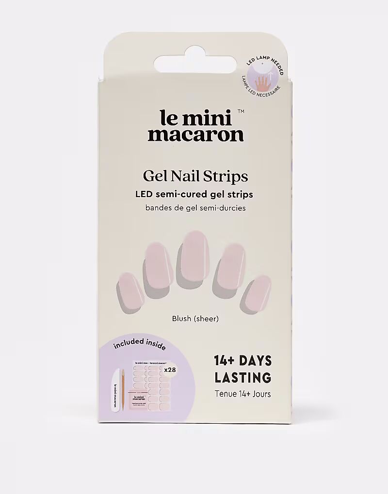 

Гелевые полоски - Blush Le Mini Macaron, нежно-розовый