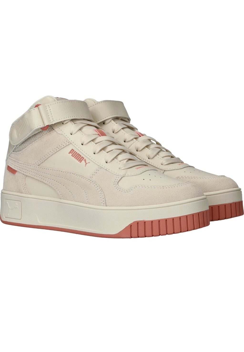 

Кроссовки на шнуровке CARINA STREET MID COQUETTE Puma, бежевый