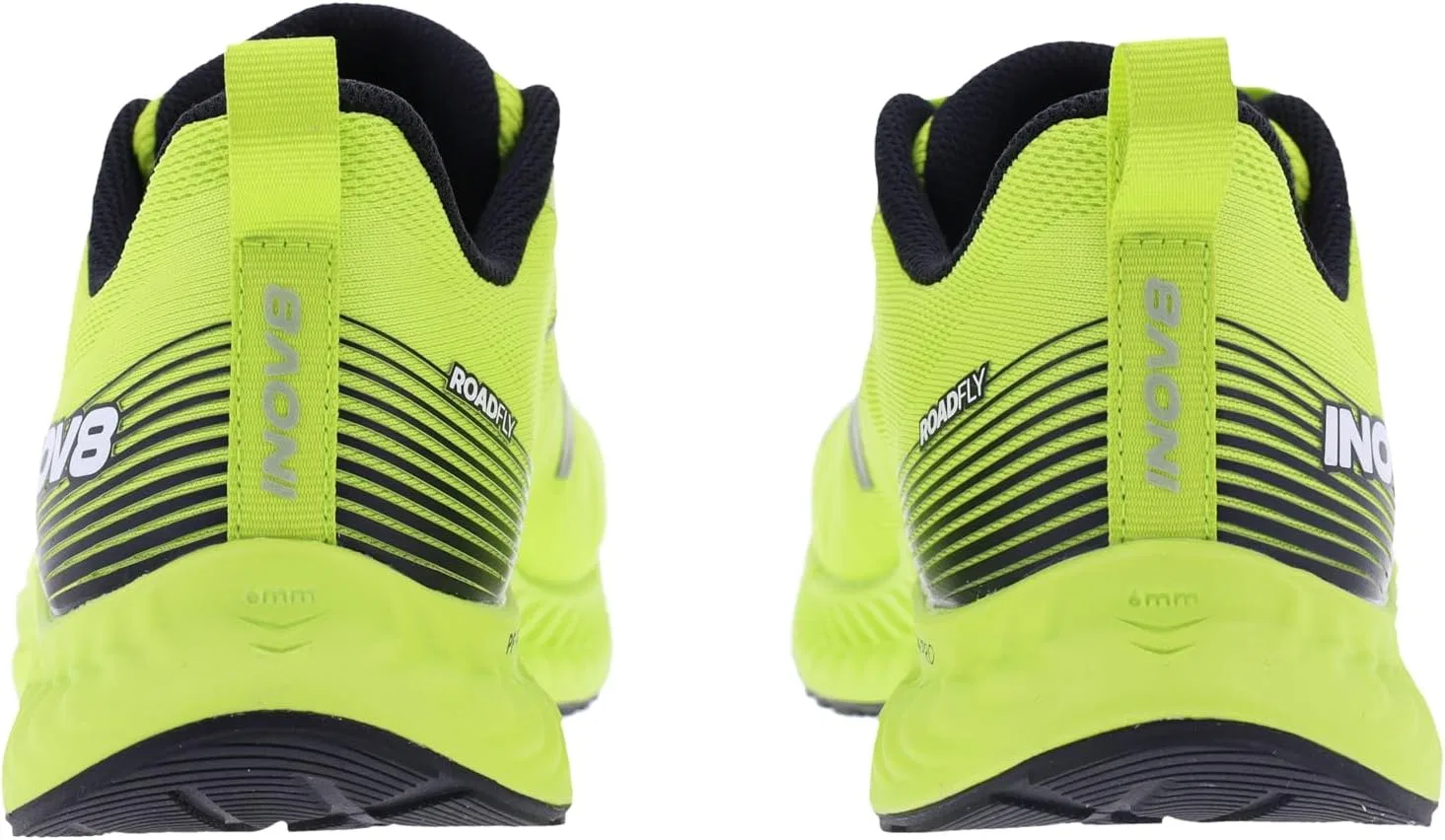 Мужские кроссовки для бега по шоссе INOV8 Roadfly, Lime Black White — фото 4