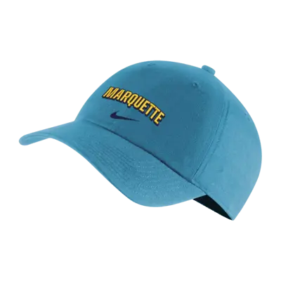 

Бейсболка Nike Marquette Heritage86 College Adjustable Cap, цвет Turquoise