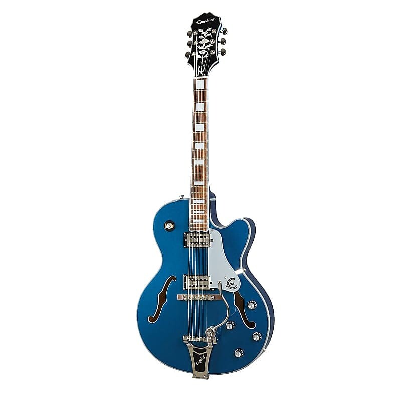 

Электрогитара Epiphone Emperor Swingster Hollowbody - Delta Blue Metallic