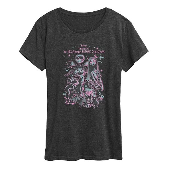 

Женская футболка The Nightmare Before Christmas в пастельных тонах Disney, Heather Charcoal, Черный, Женская футболка The Nightmare Before Christmas в пастельных тонах Disney, Heather Charcoal