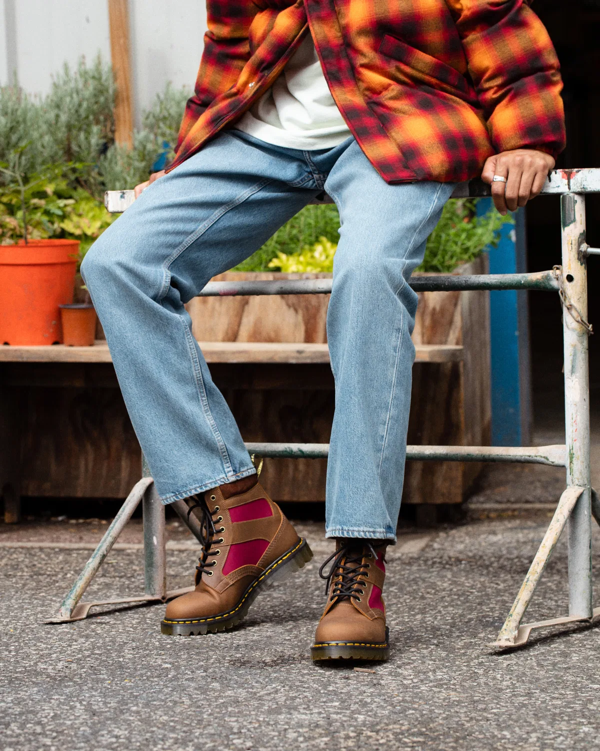 Мужские ботинки Dr. Martens MIE 1460 Padded PNL, коричневые — фото 3