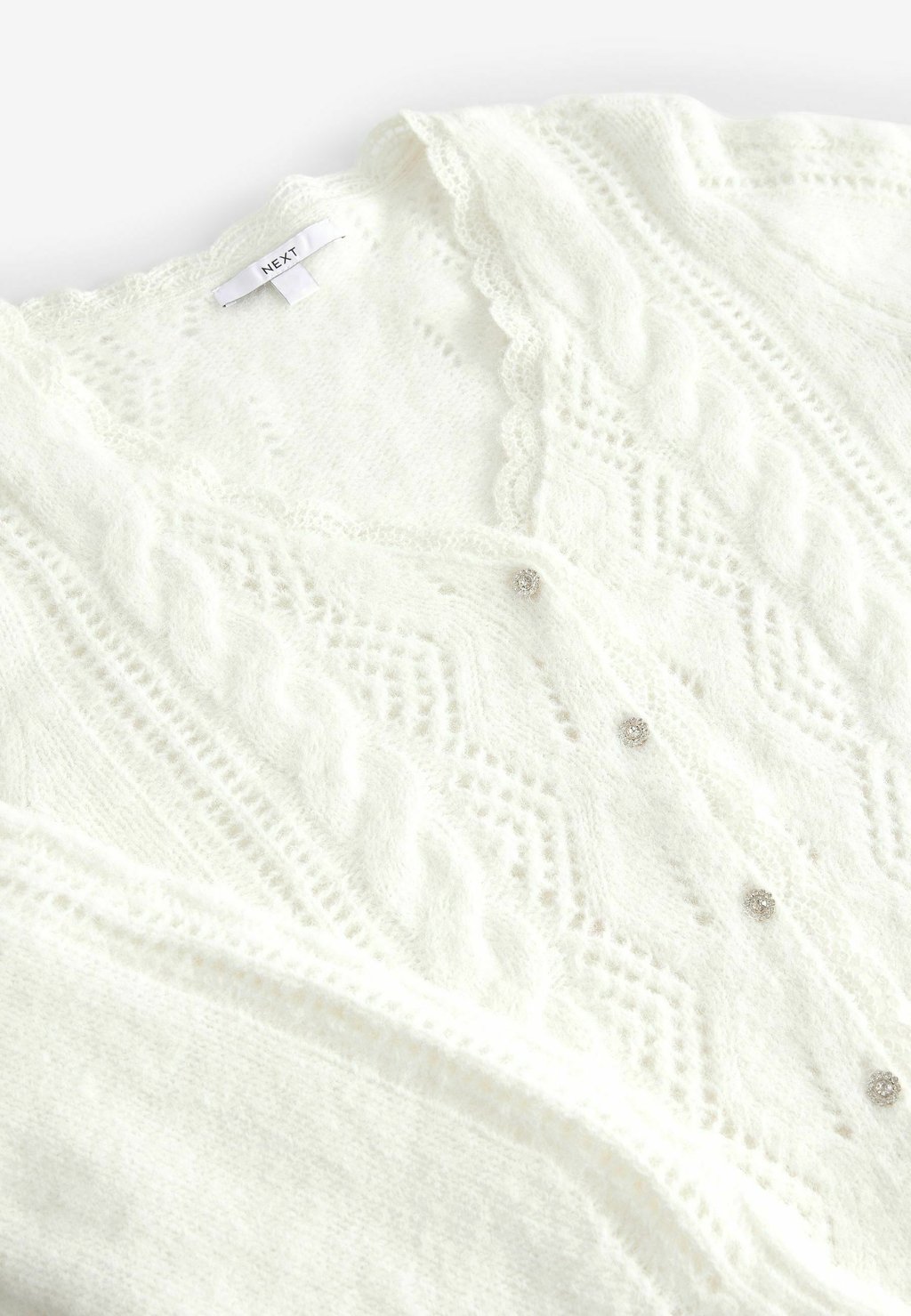 

Кардиган GEM TEXTURED REGULAR FIT Next, белый