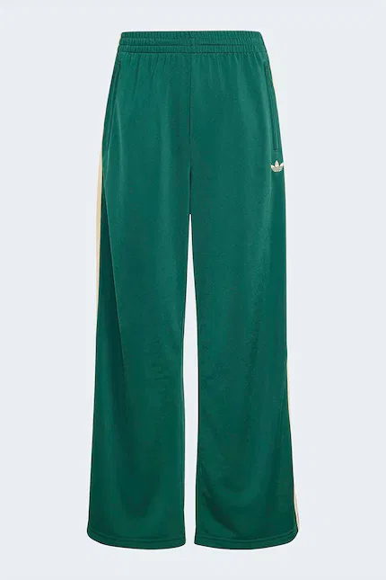 Спортивные штаны детские утепленные Adidas Originals, зеленый — фото 2