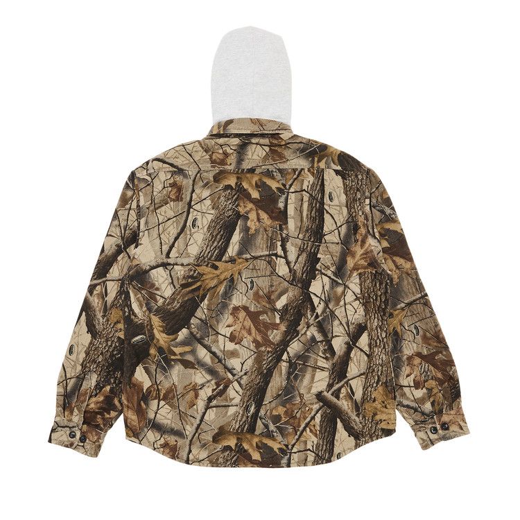 Рубашка Supreme Quilted Lined Hooded Flannel Shirt, Realtree Hardwoods Camo — фото 2