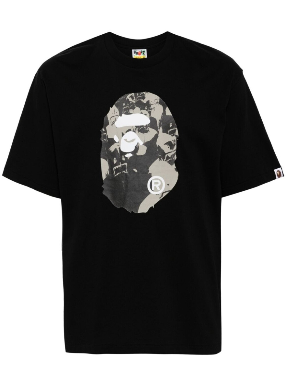 

A BATHING APE футболка с графичным принтом, черный