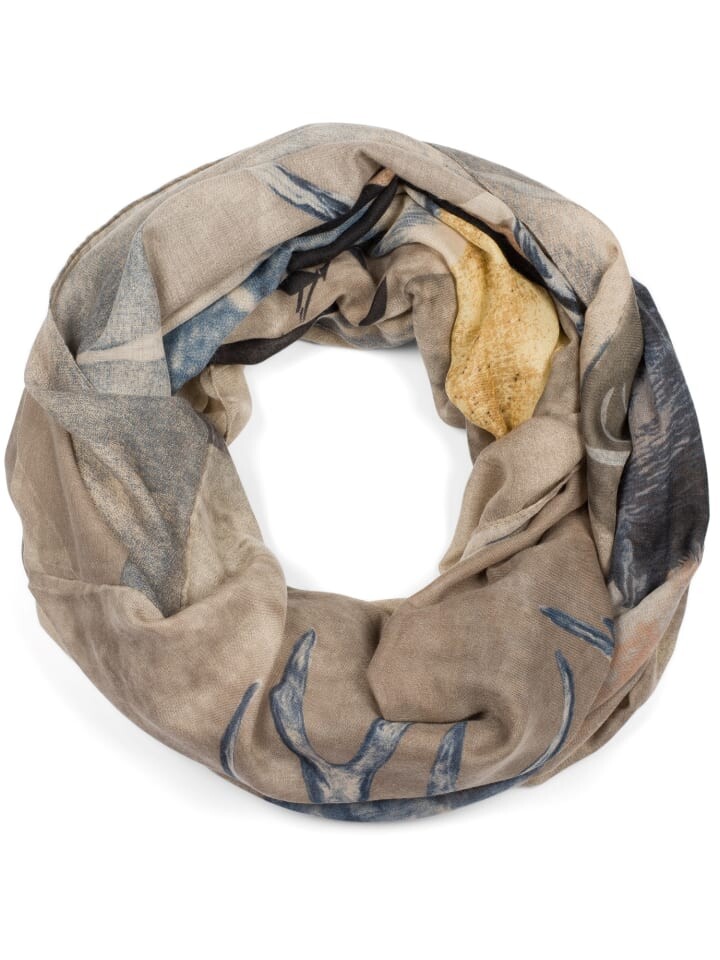

Шарф styleBREAKER, цвет beige/blau