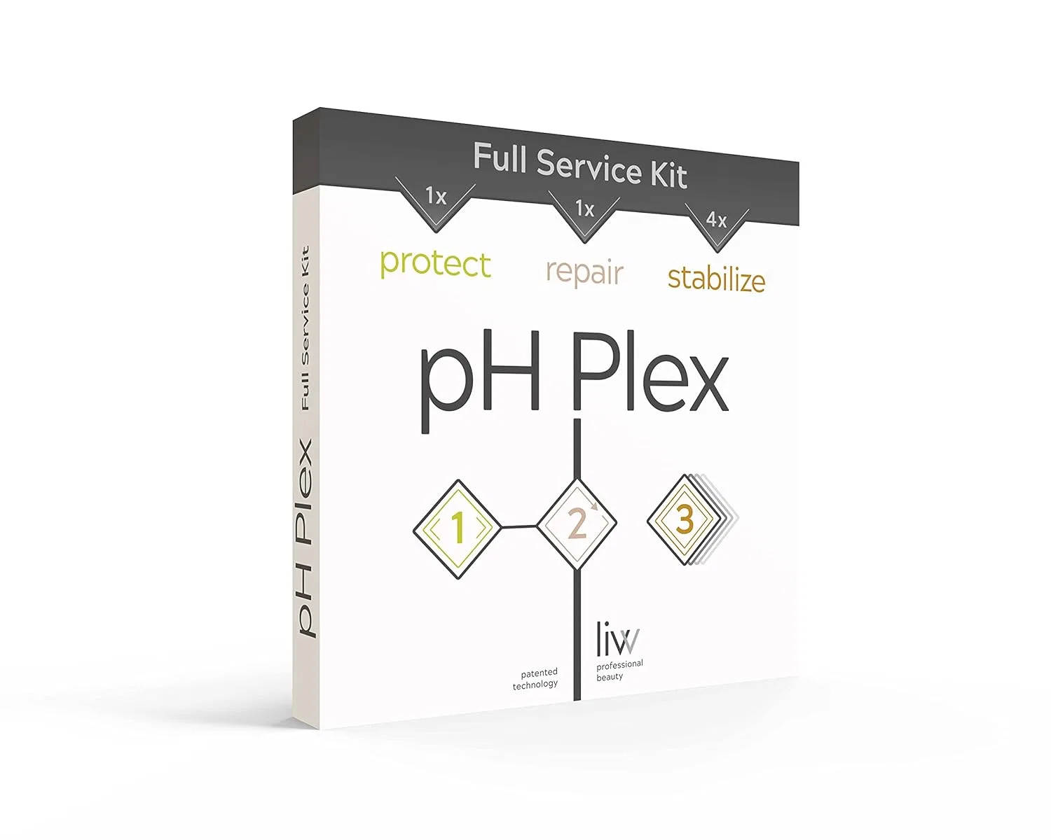 Набор для защиты и восстановления волос pH Plex 1 Protect & 2 Repair & 3 Stabilize Ph Plex