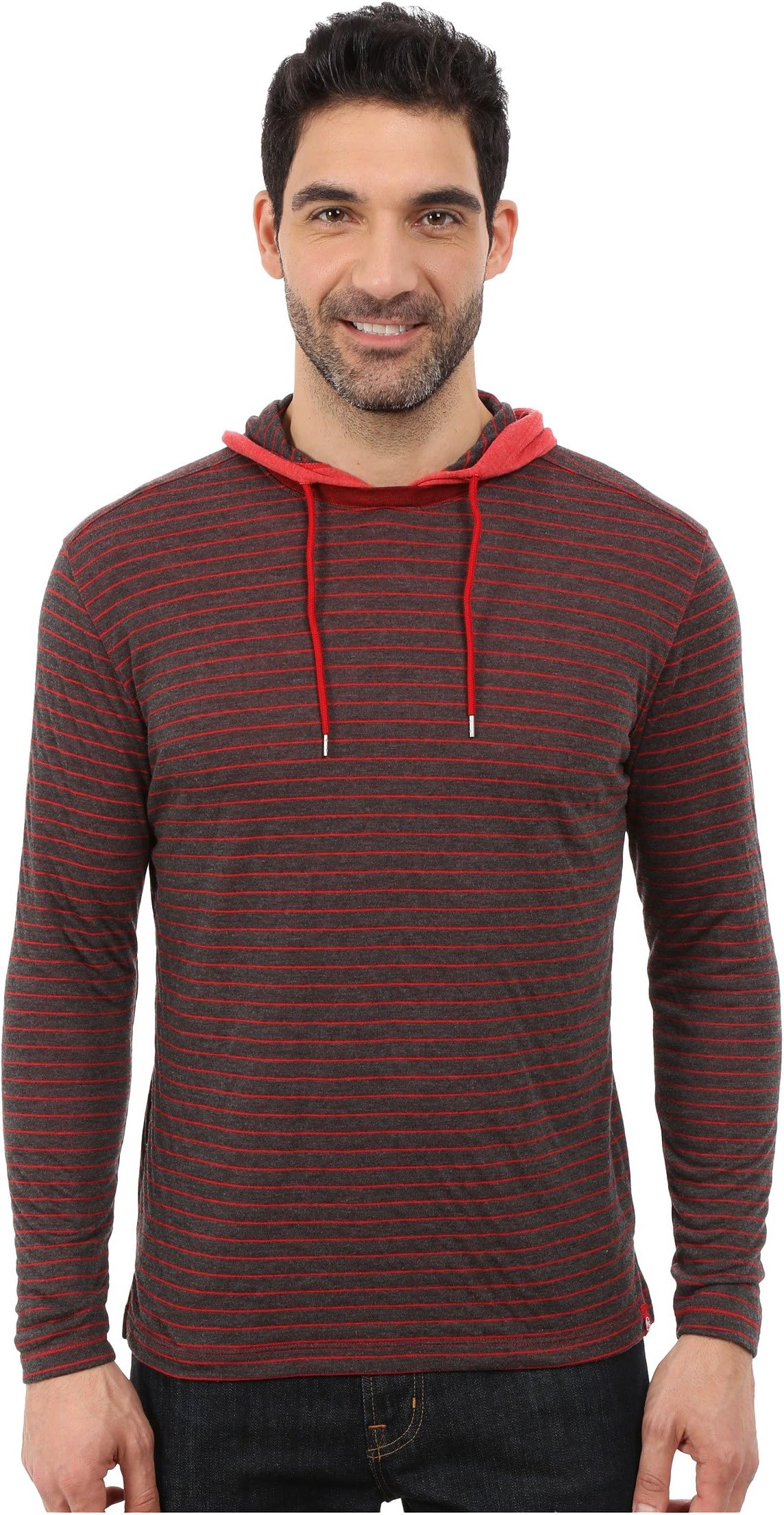 

Толстовка Agave Denim Long Sleeve Hoodie/Crew Stripe, цвет Samba