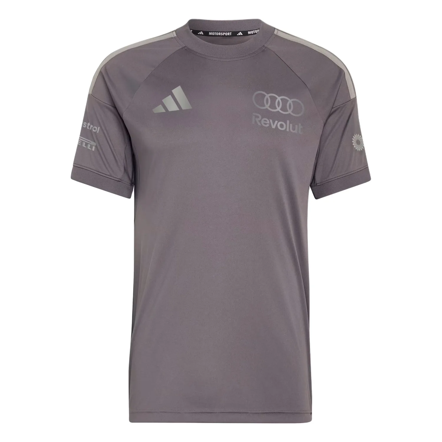 Футболка Audi Team Formula One Adidas, Gray Stratum/Iron Metallic