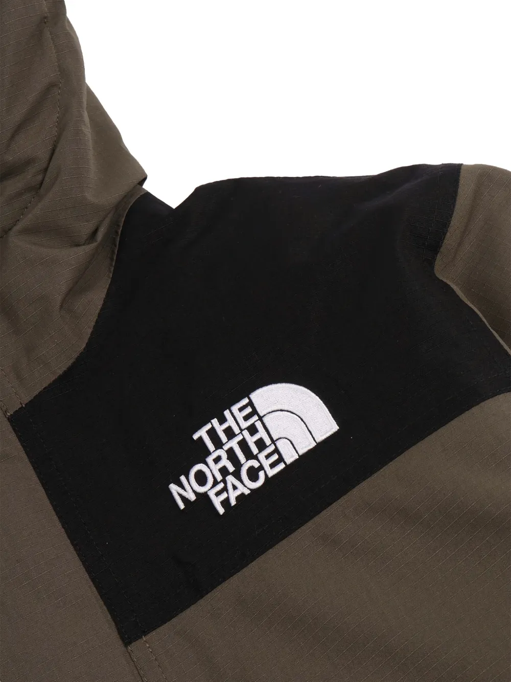 Куртка с капюшоном и цветными вставками The North Face Kids, зеленый — фото 3