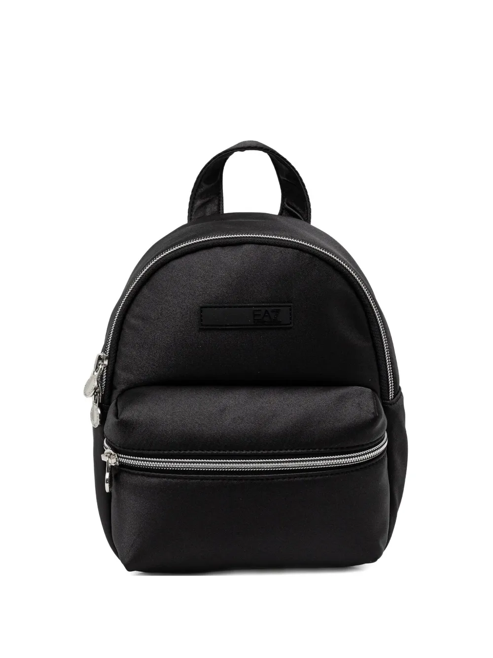 

Мини-атласный рюкзак Ea7 Emporio Armani, черный