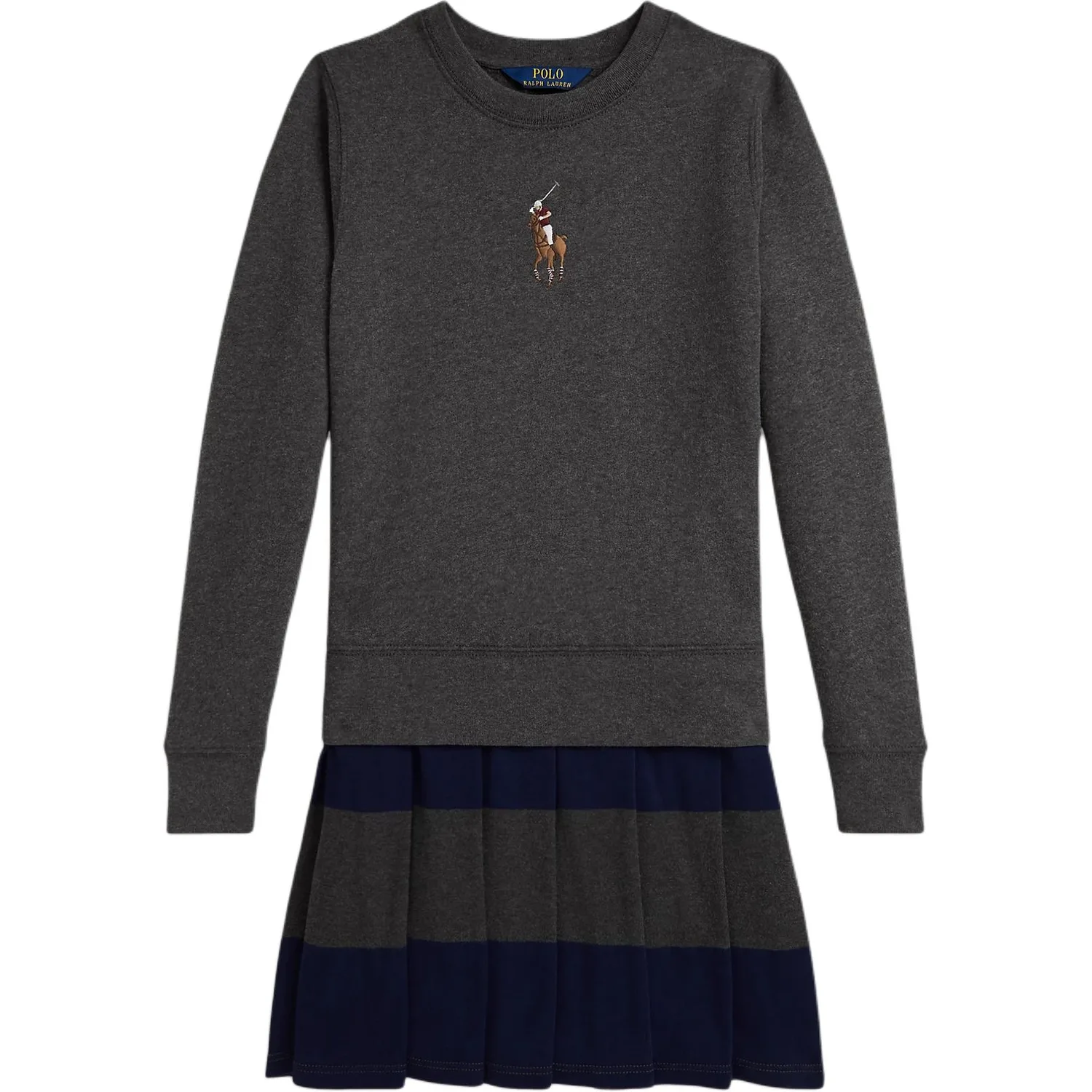 Платье FW25 детское Polo Ralph Lauren, Windsor Gray