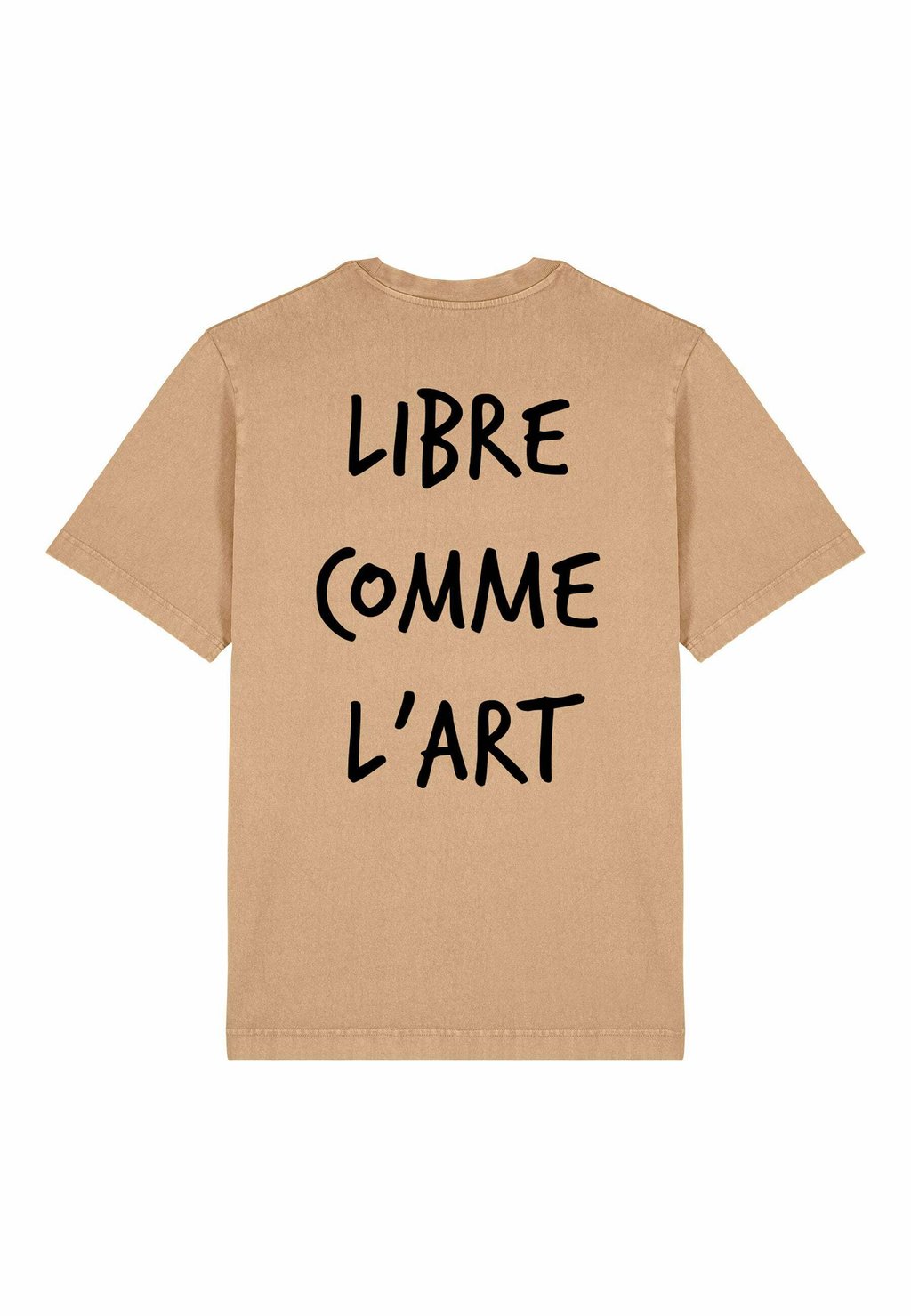

Футболка с принтом LIBRE COMME LART BACK PRINT HEAVYWEIGHT Mira Paris, бежевый