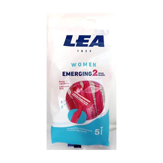 

Женщины, появляющиеся 2 hojas одноразовые женские бритвы (5 шт.) Lea