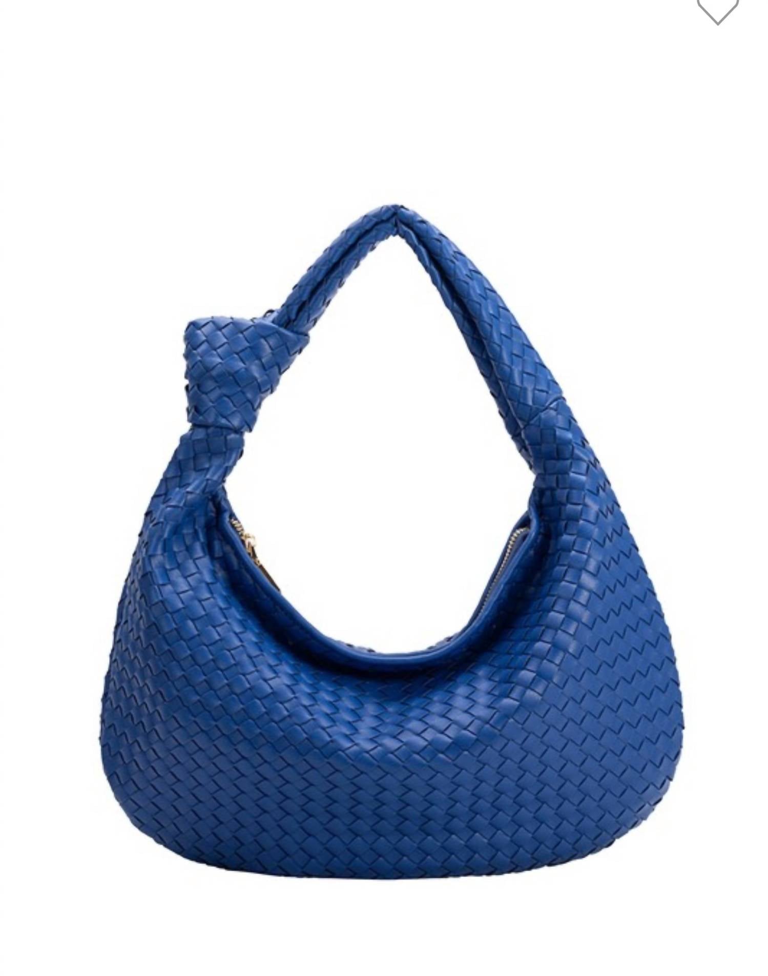 

Женская плетеная сумка через плечо цвета кобальта Melie Bianco, Cobalt