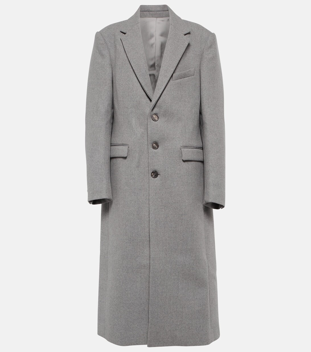 

Пальто из натуральной шерсти WARDROBE.NYC, серый