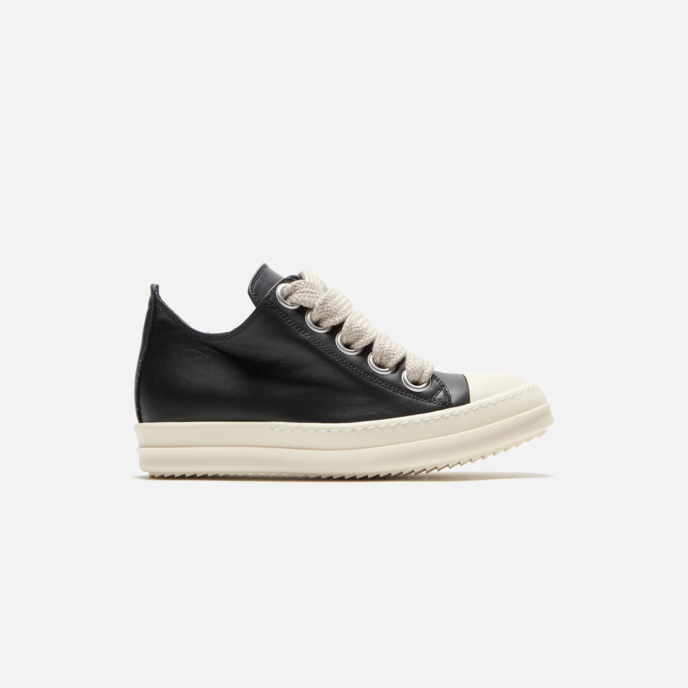 Кроссовки Rick Owens WMNS Jumbo Laced Low Sneaks, цвет Black/Pearl/Milk