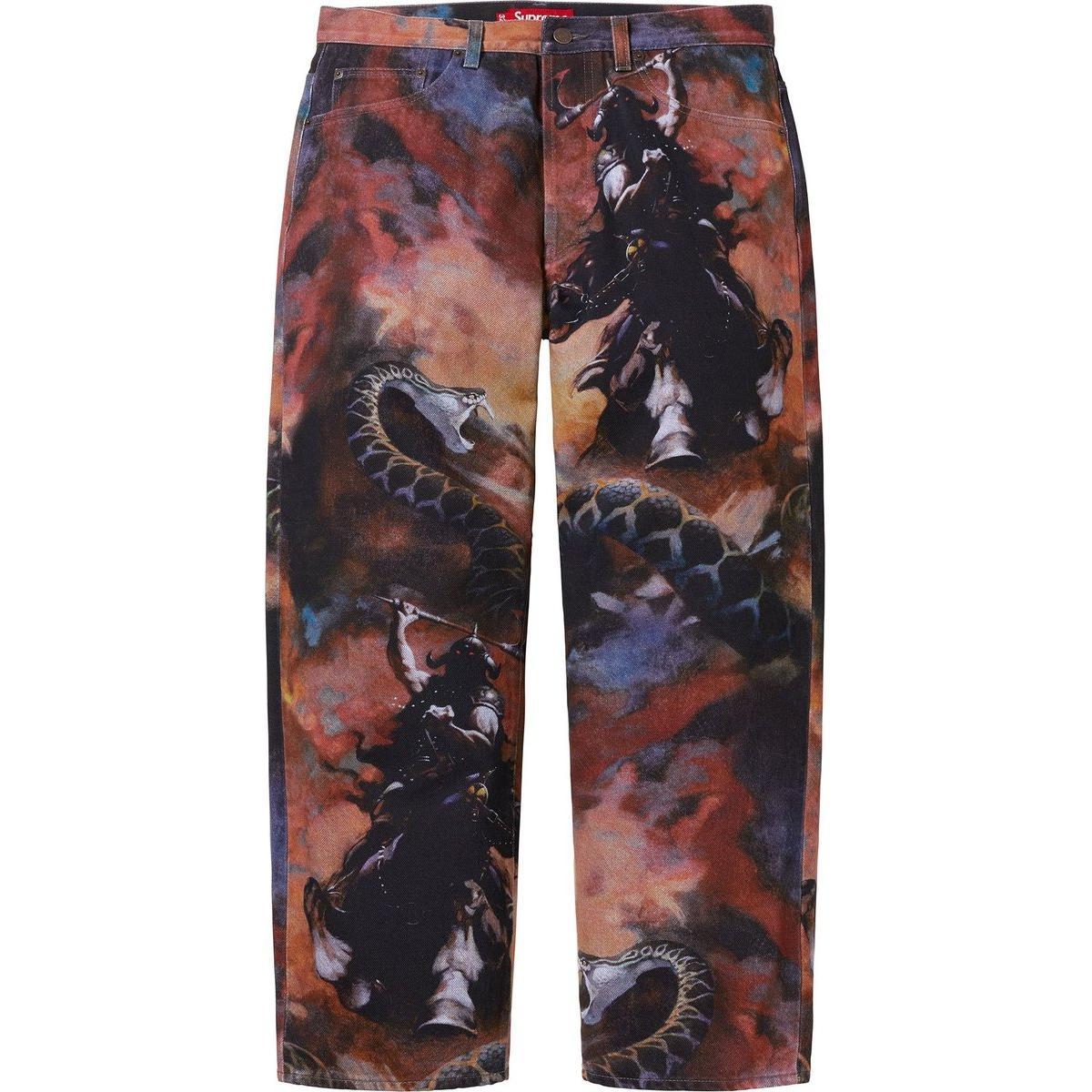 

Фирменные джинсы Frazetta Loose Fit Supreme, мультиколор
